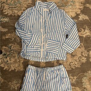 Lake Pajamas Pocket Shorts Set in Cooler